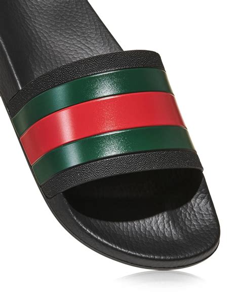 gucci pursuit 72 rubber slide sandal|Gucci gg sandals.